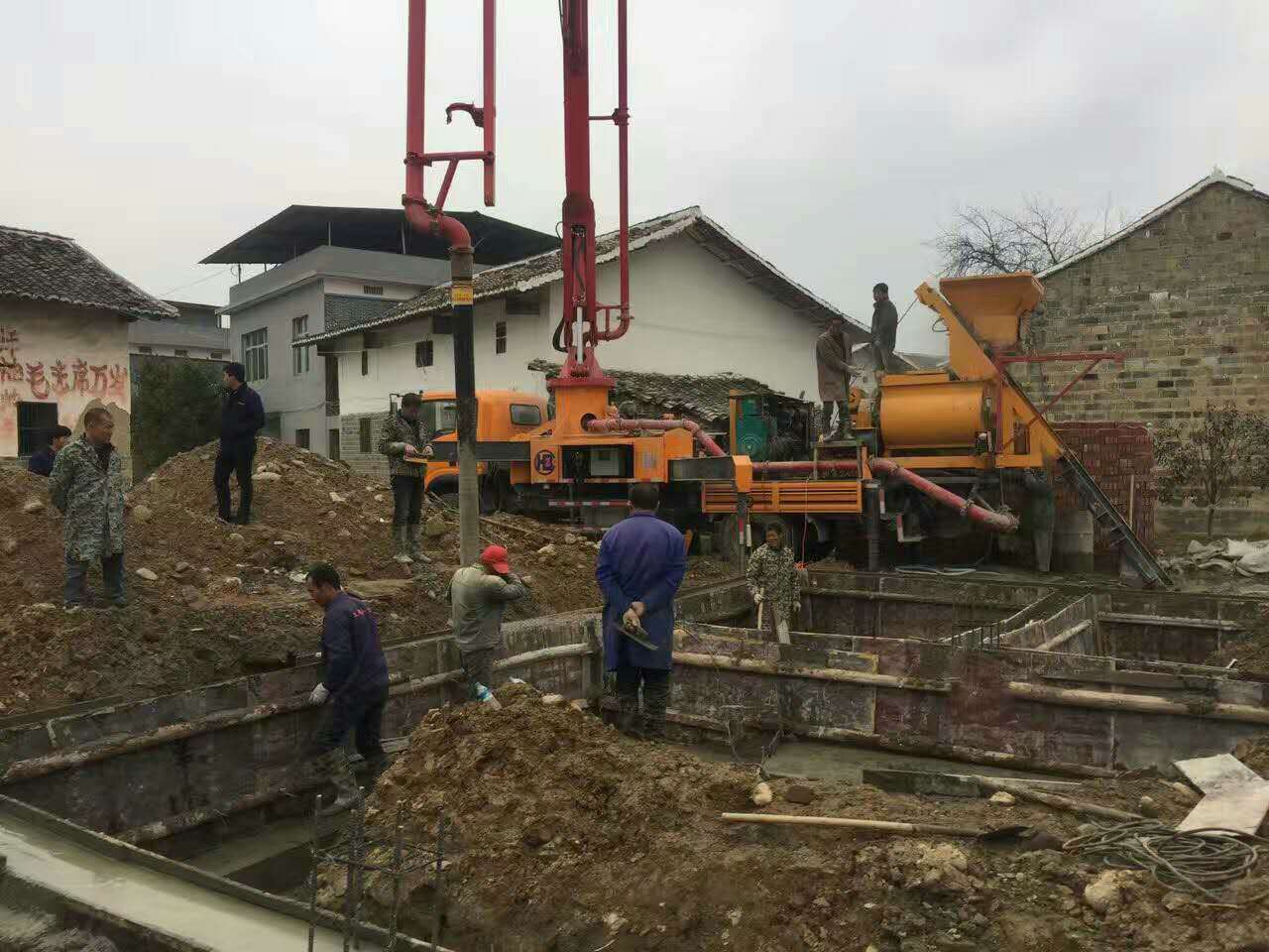  浙江衢州搅拌车载泵施工，搅拌混凝土效果好